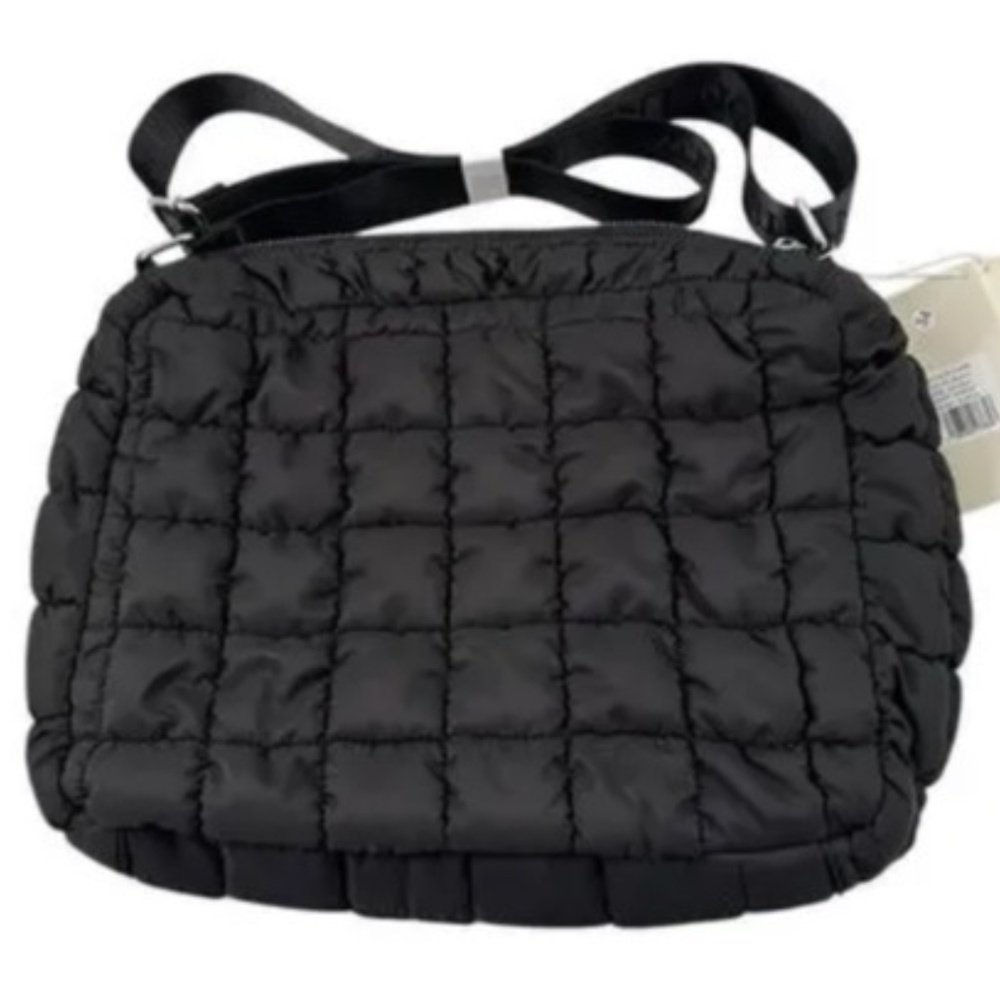 Flash Sale - Valentino Orlandi Black Tote Nylon Quilted Puffer Bag  NEW